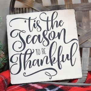 Farmhouse Christmas "Tis the Season" Sign